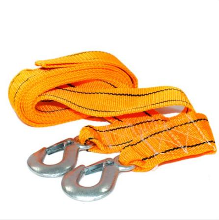 Трос буксирувальний 5 т, 5 м х 60 мм, поліпропілен (з карабінами + сумка) (43687)