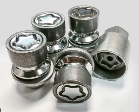 Секретні колісні гайки кт. (M12x1,25) (30973)