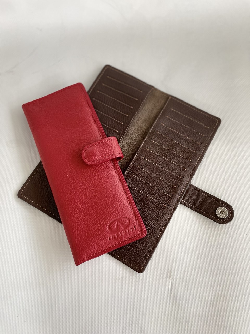 Візитниця довга з логотипом Infiniti шкіра. (42457)