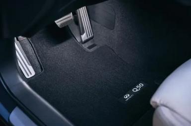 Килимки текстильні комплект 4шт. колір чорний Q50 (до -2018) (43882)