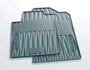 Килимки гумові чорного кольору QX80 2014-2024 5шт (30976)